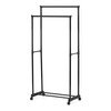 Stojan na šaty, kov, černá, GD-164 BK