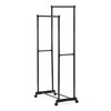 Stojan na šaty, kov, černá, GD-164 BK