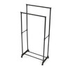 Stojan na šaty, kov, černá, GD-164 BK