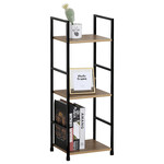 Regál, mdf, hnědá, GD-213 OAK