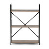 Regál, mdf, hnědá, GD-223 OLW