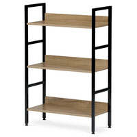 Regál, mdf, hnědá, GD-313 OAK