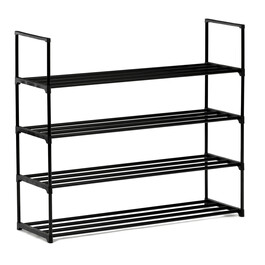 Botník, kov, černá, GD-406 BK