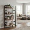Regál, mdf, hnědá, GD-314 OLW