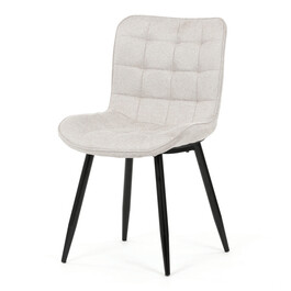 Jídelní židle, béžová, látka, HC-462 BG2