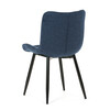 Jídelní židle, modrá, látka, HC-462 BLUE2