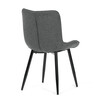 Jídelní židle, šedá, látka, HC-462 GREY2