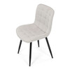 Jídelní židle, béžová, látka, HC-462 BG2