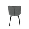 Jídelní židle, šedá, látka, HC-462 GREY2