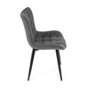 Jídelní židle, šedá, látka, HC-462 GREY2
