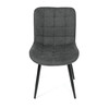 Jídelní židle, šedá, látka, HC-462 GREY2