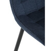 Jídelní židle, modrá, látka, HC-462 BLUE2