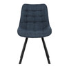 Jídelní židle, modrá, látka, HC-465 BLUE2