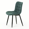 Jídelní židle, zelená, látka, HC-462 GRN2