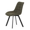 Jídelní židle, zelená, látka, HC-465 GRN2