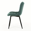 Jídelní židle, zelená, látka, HC-462 GRN2