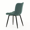 Jídelní židle, zelená, látka, HC-462 GRN2