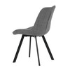 Jídelní židle, šedá, látka, HC-465 GREY2