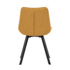 Jídelní židle, žlutá, látka, HC-465 YEL2