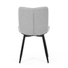 Jídelní židle, šedá, látka, HC-462 SIL2