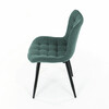 Jídelní židle, zelená, látka, HC-462 GRN2