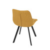 Jídelní židle, žlutá, látka, HC-465 YEL2