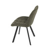 Jídelní židle, zelená, látka, HC-465 GRN2