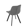 Jídelní židle, šedá, látka, HC-465 GREY2