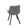 Jídelní židle, šedá, látka, HC-465 GREY2