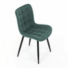 Jídelní židle, zelená, látka, HC-462 GRN2