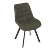 Jídelní židle, zelená, látka, HC-465 GRN2