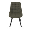 Jídelní židle, zelená, látka, HC-465 GRN2