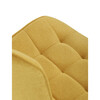 Jídelní židle, žlutá, látka, HC-462 YEL2