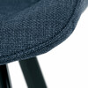 Jídelní židle, modrá, látka, HC-465 BLUE2