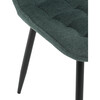 Jídelní židle, zelená, látka, HC-462 GRN2