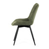 Jídelní židle, zelená, látka, HC-T1130 GRN2