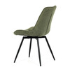 Jídelní židle, zelená, látka, HC-T1130 GRN2