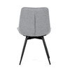 Jídelní židle, šedá, látka, HC-T1130 GREY2