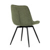 Jídelní židle, zelená, látka, HC-T1130 GRN2