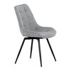 Jídelní židle, šedá, látka, HC-T1130 GREY2