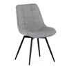 Jídelní židle, šedá, látka, HC-T1130 GREY2