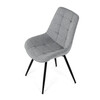 Jídelní židle, šedá, látka, HC-T1130 GREY2