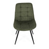 Jídelní židle, zelená, látka, HC-T1130 GRN2