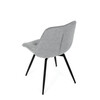 Jídelní židle, šedá, látka, HC-T1130 GREY2