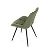 Jídelní židle, zelená, látka, HC-T1130 GRN2