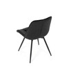 Jídelní židle, černá, látka, HC-T1130 BK2