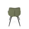 Jídelní židle, zelená, látka, HC-T1130 GRN2