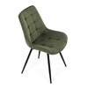 Jídelní židle, zelená, látka, HC-T1130 GRN2