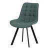 Jídelní židle, zelená, látka vintage, HC-V3066 GRN3