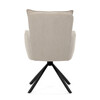 Jídelní židle, béžová, manšestrová látka, HC-X1128 LAN2